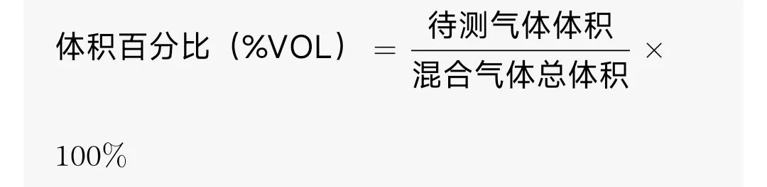 体积百分比浓度公式